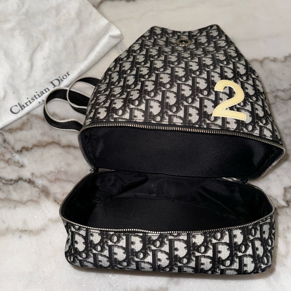Vintage Dior Black Trotter No.2 Sling Bag/ Backpack - Picture 7 of 16